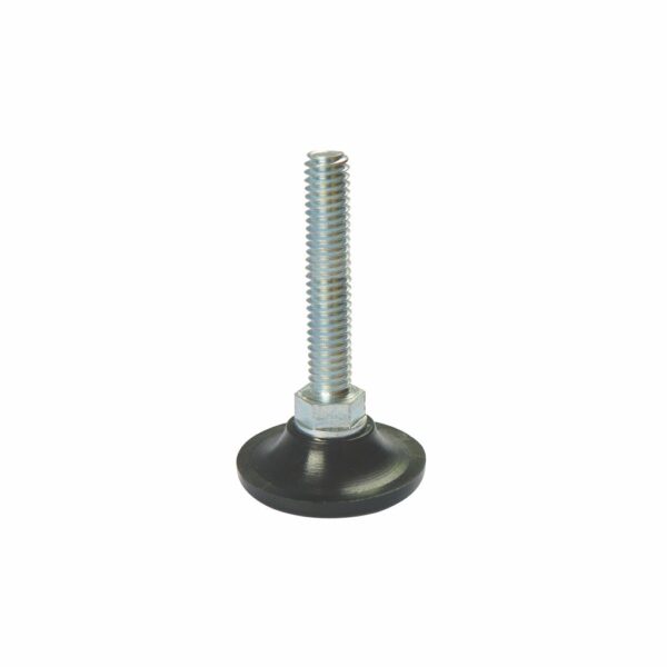 Riveting type leveler with plastic base