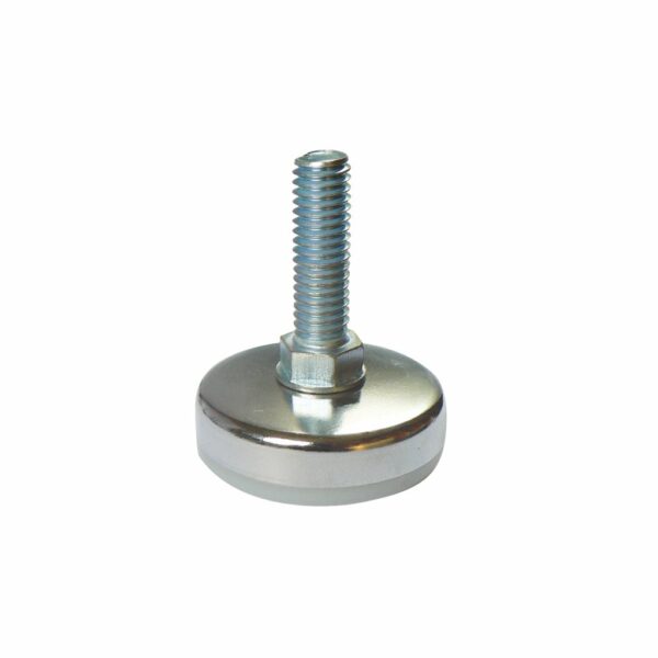 Riveting type leveler with plastic base